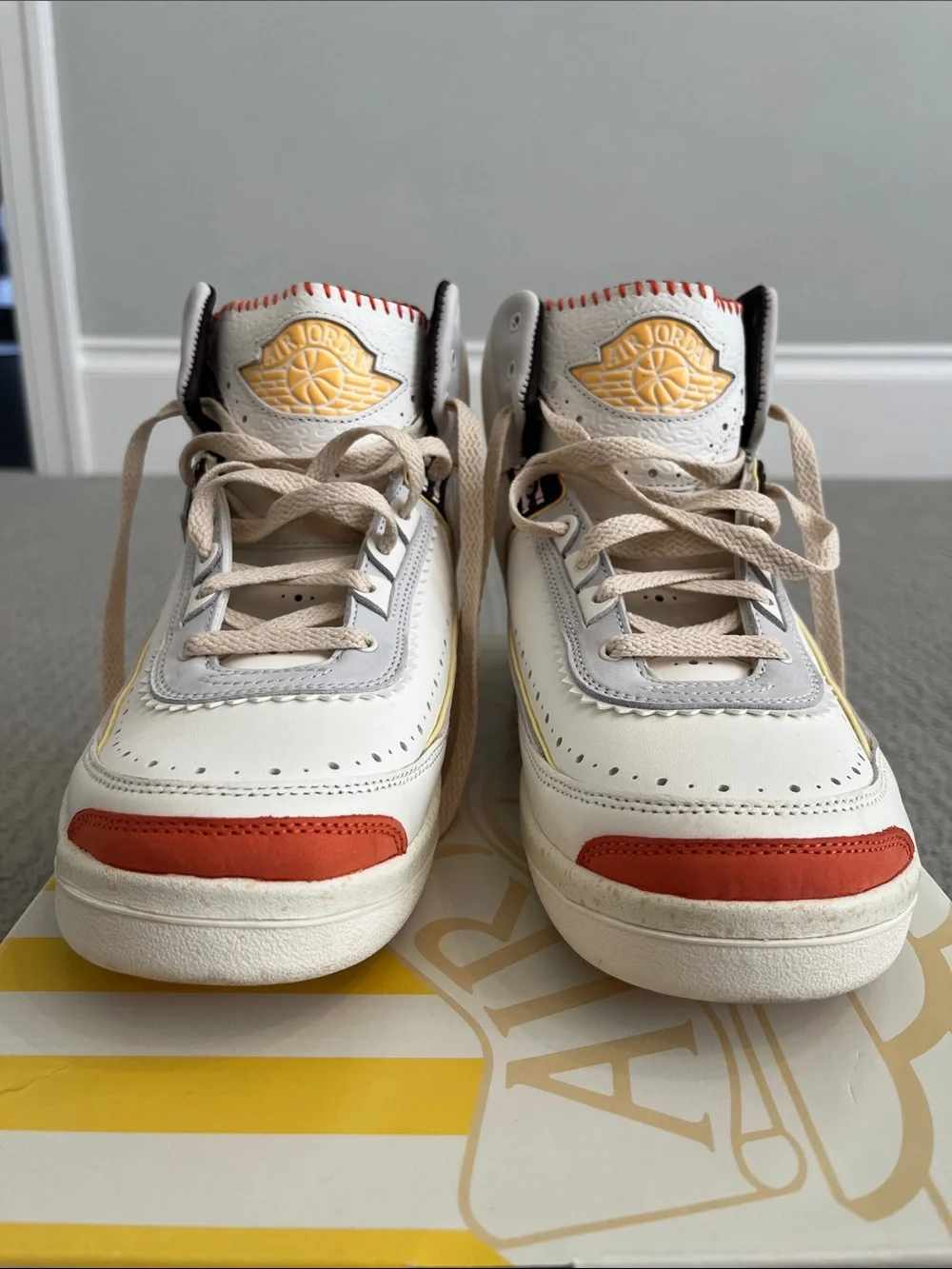 Men’s Jordan 2 Retro Maison Chateau Rouge High Tops